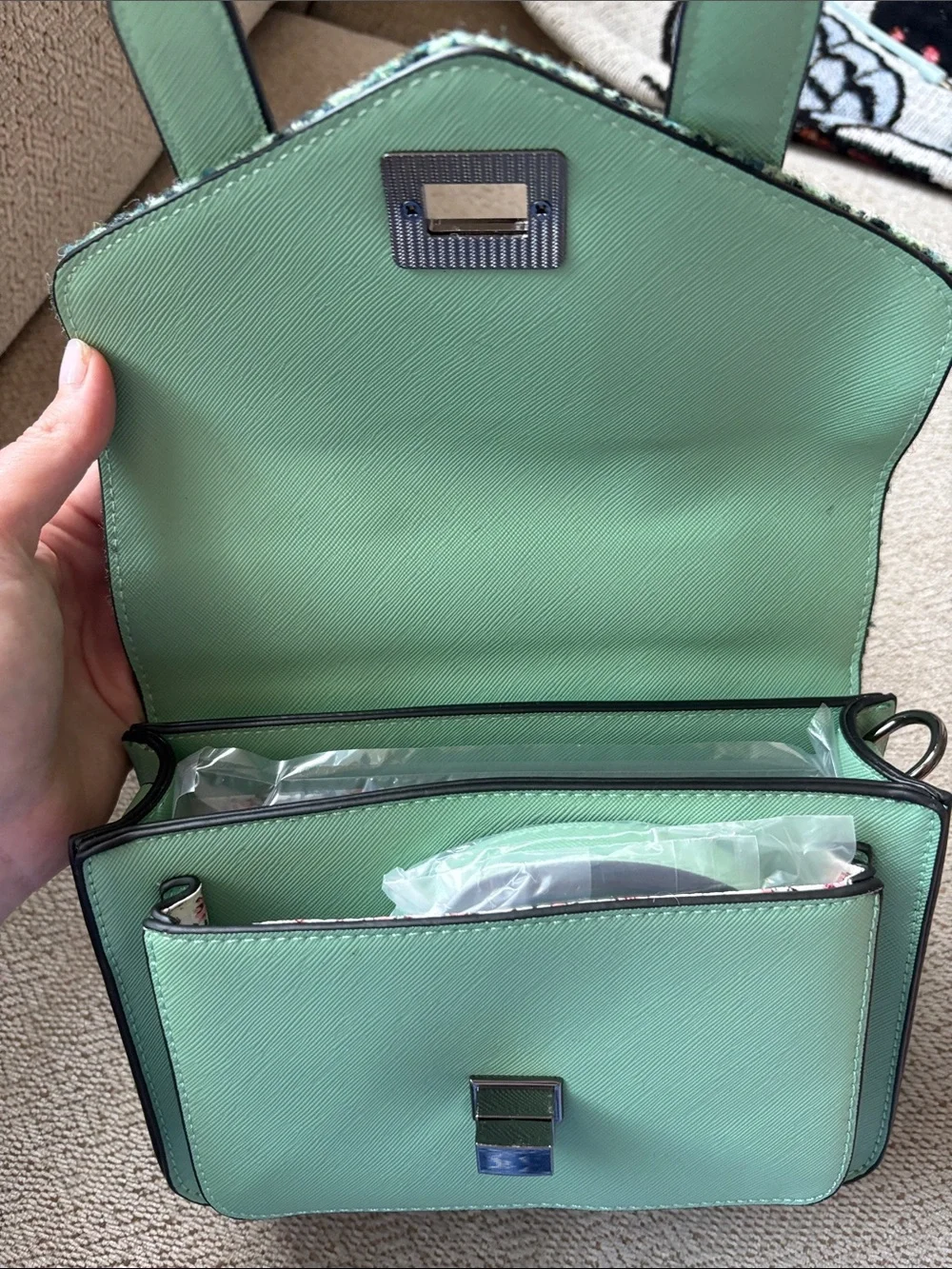 Islander Mini Satchel with Harris Tweed